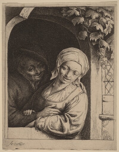 Peasant Couple in a Doorway