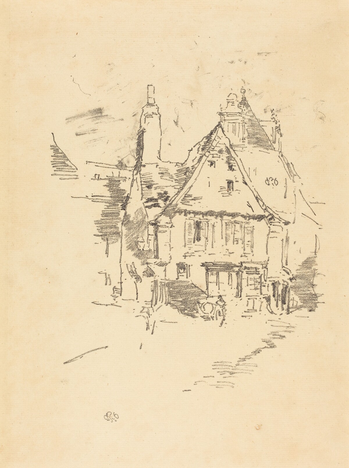 Gabled Roofs by James McNeill Whistler