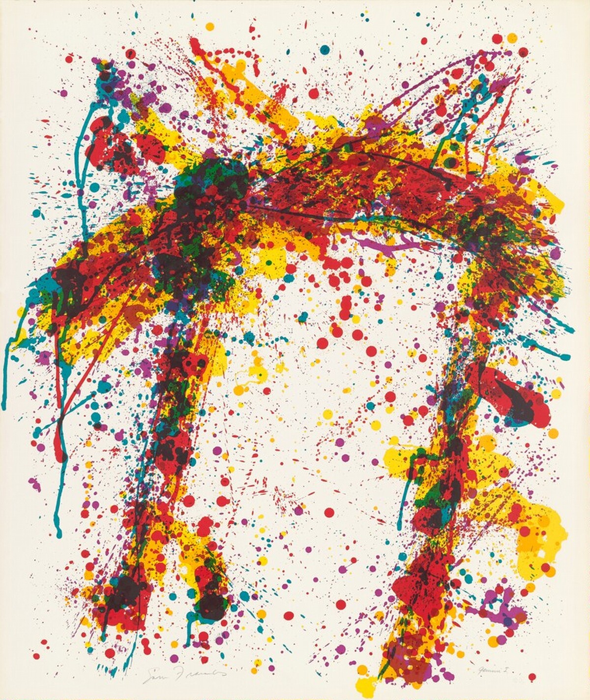 Toward Disappearance by Sam Francis