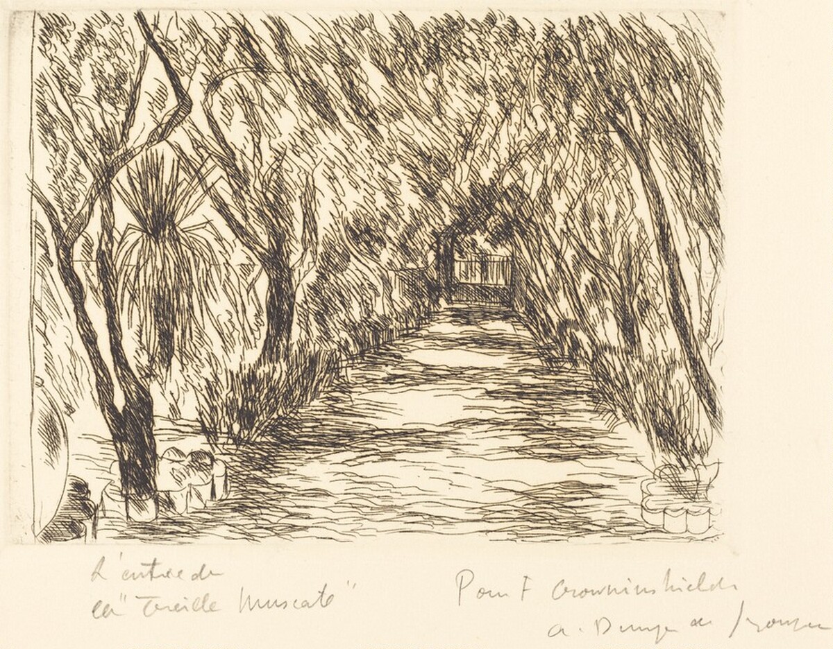 L'entree de la "Treille Muscate" by André Dunoyer de Segonzac