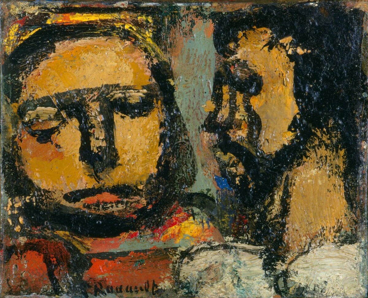 Christ and the Doctor by Georges Rouault