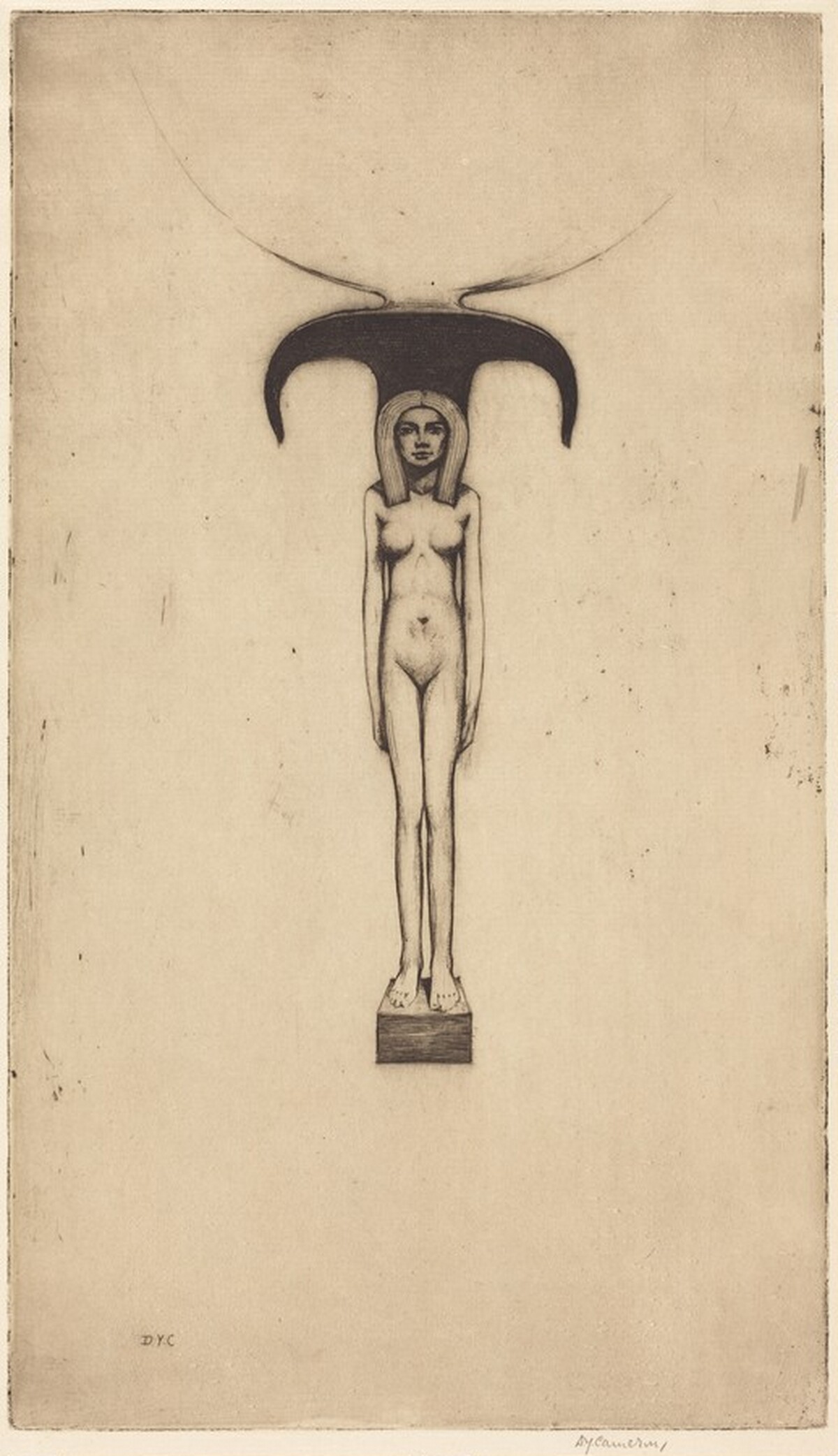 An Egyptian Mirror by David Young Cameron