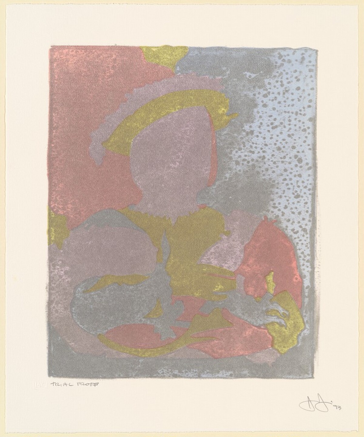 After Holbein [trial proof] by Jasper Johns