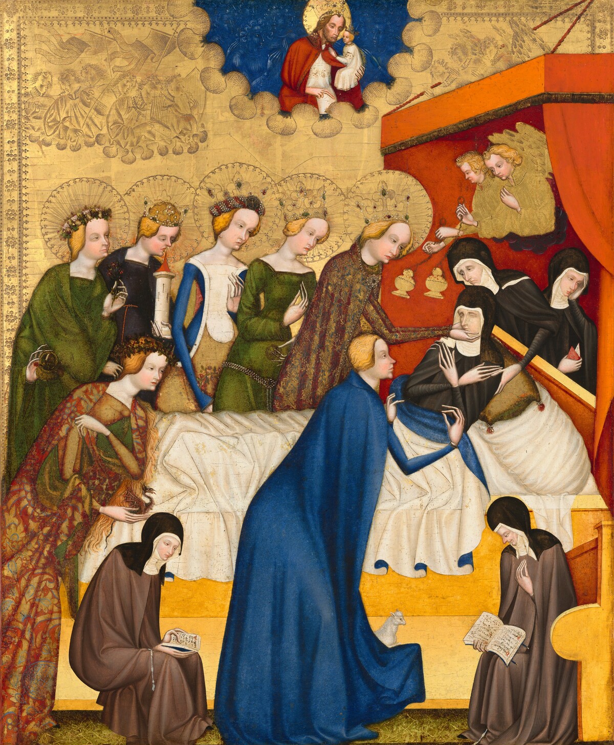 The Death of Saint Clare by Master of Heiligenkreuz