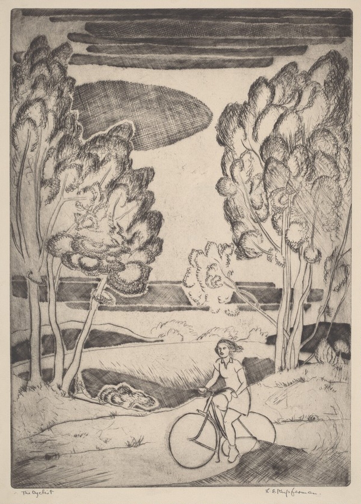 The Cyclist by Lawrence Edward Kupferman
