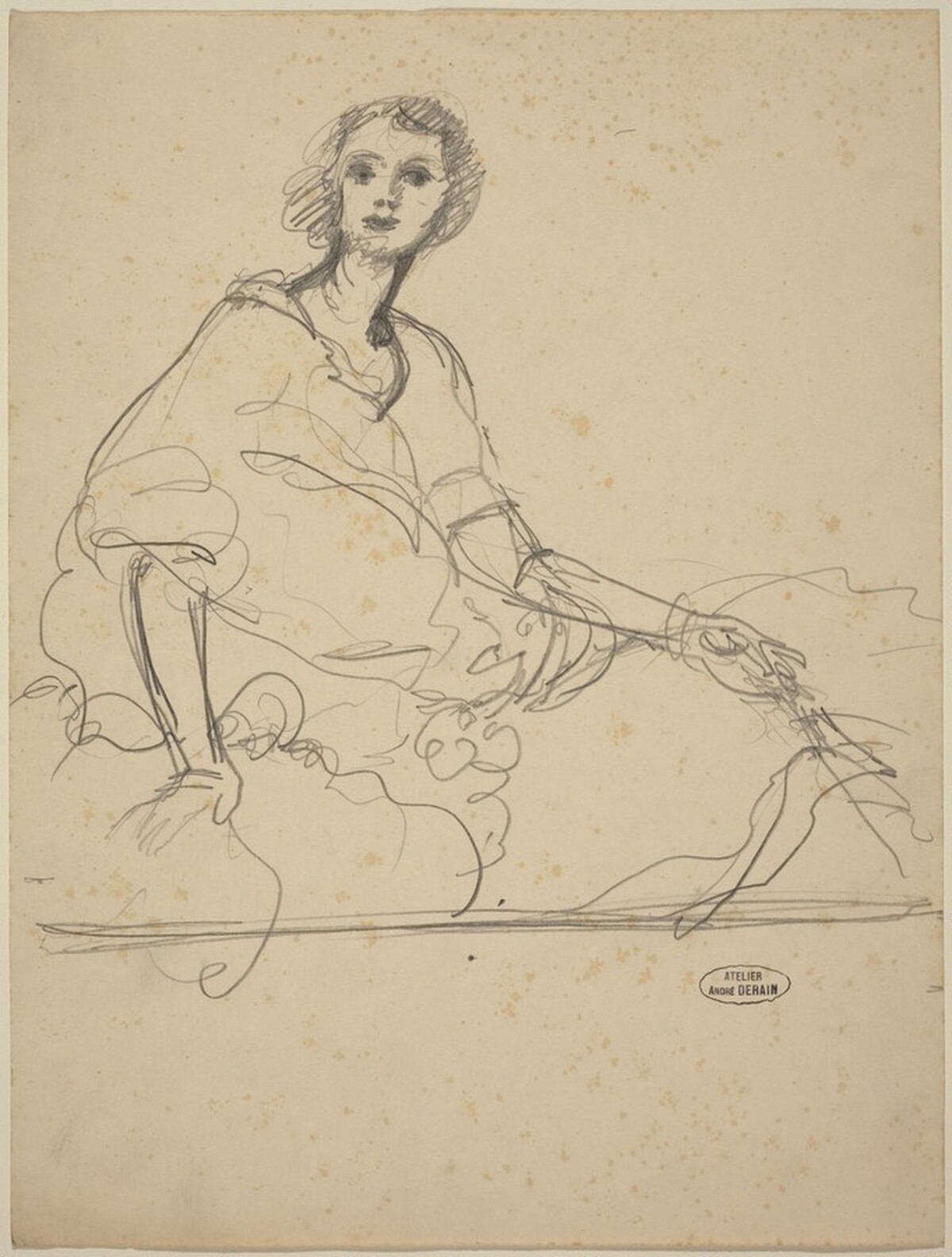 Study for the Portrait of Marie Harriman by André Derain
