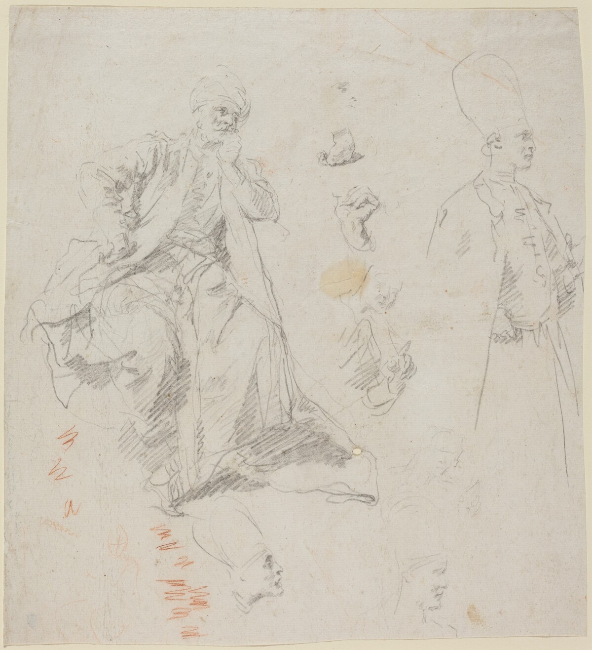 Caliph Aladin and His Counselors by Giovanni Battista Piazzetta