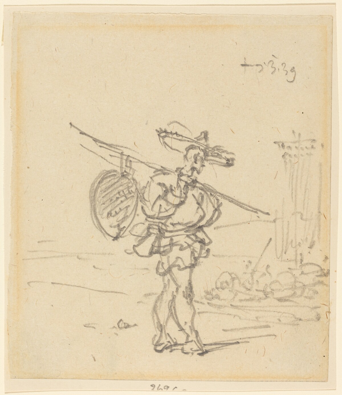 A Chinese Peasant by George Chinnery