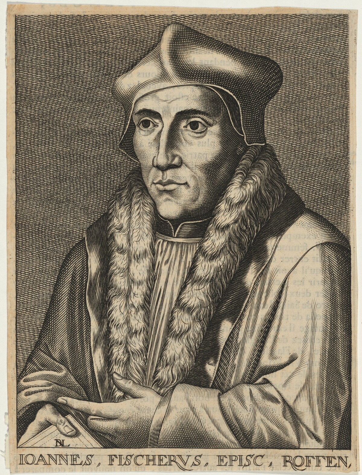 John Fisher, Bishop of Rochester by Nicolas de Larmessin IV
