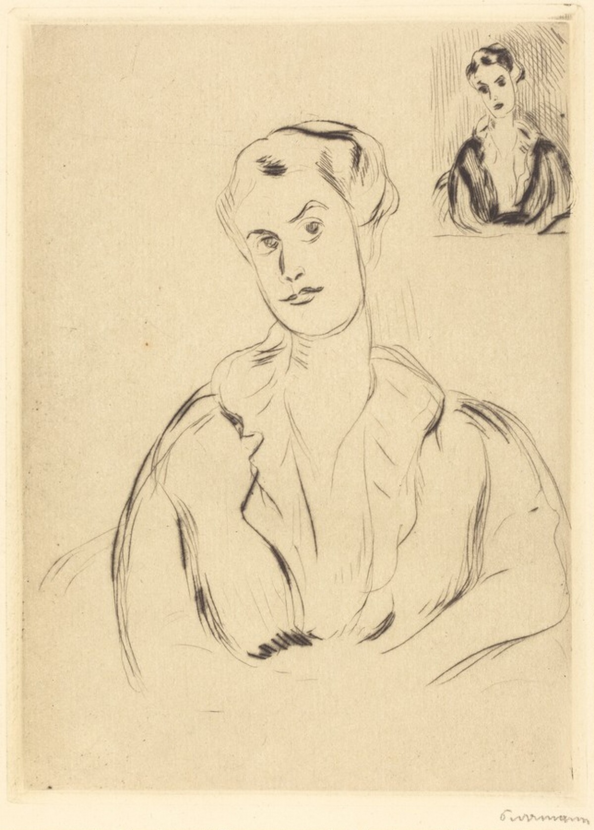 Portrait of a Woman by Hans Purrmann