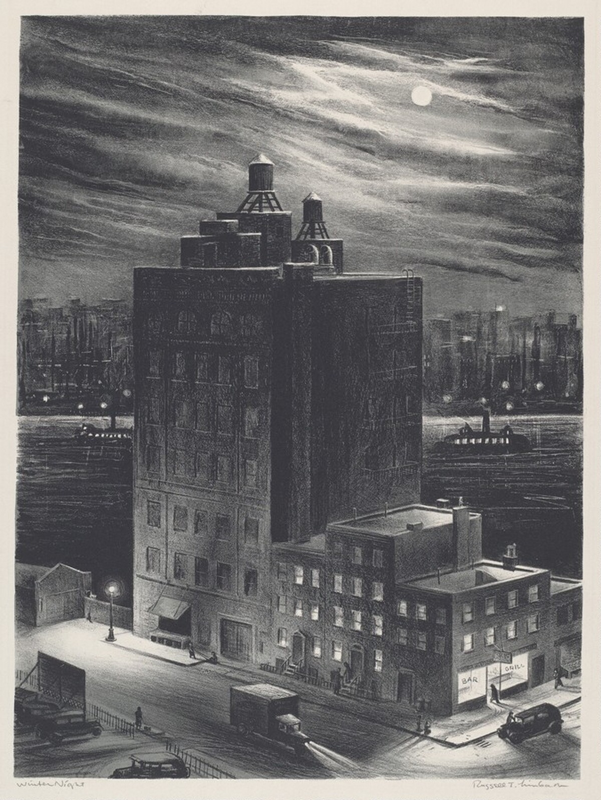 Winter Night by Russell Theodore Limbach