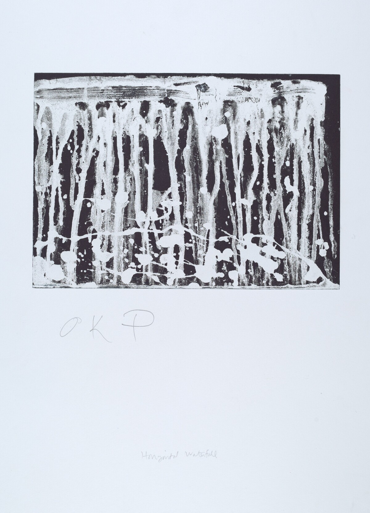 Small Horizontal Falls by Pat Steir
