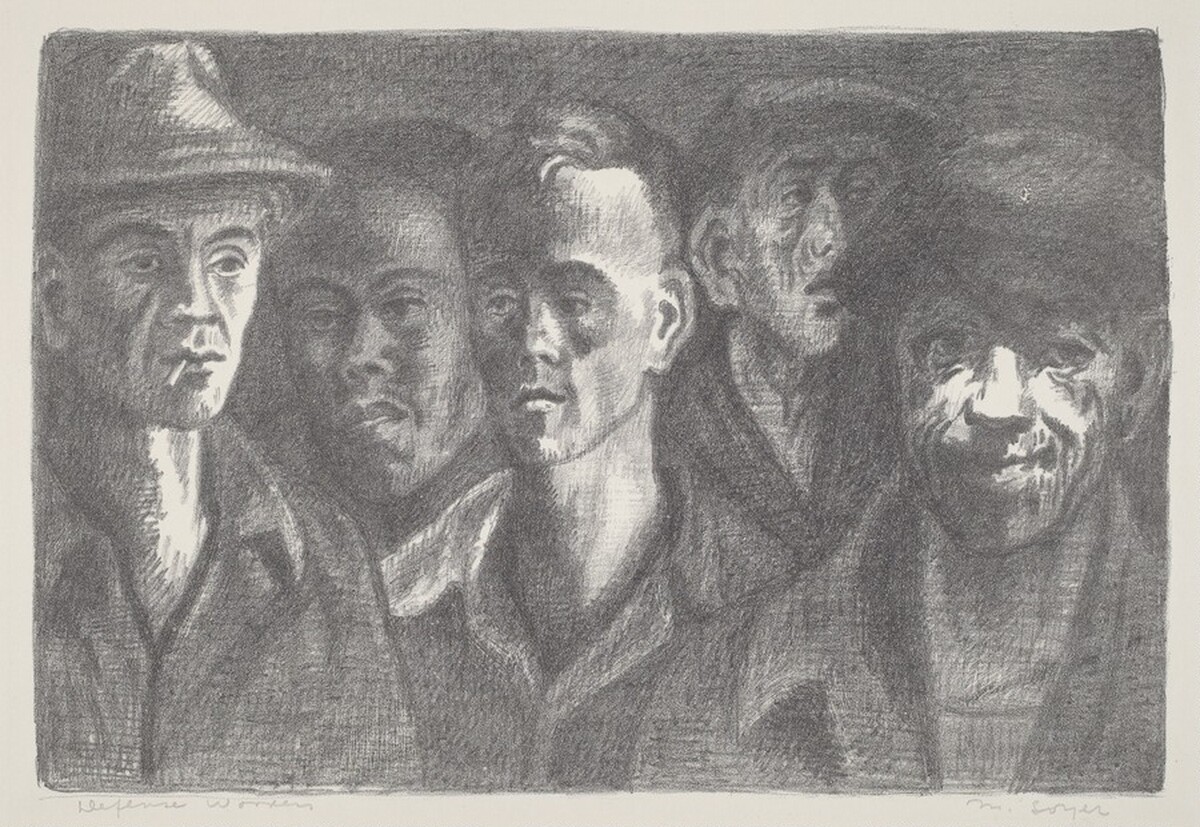 Defense Workers by Moses Soyer