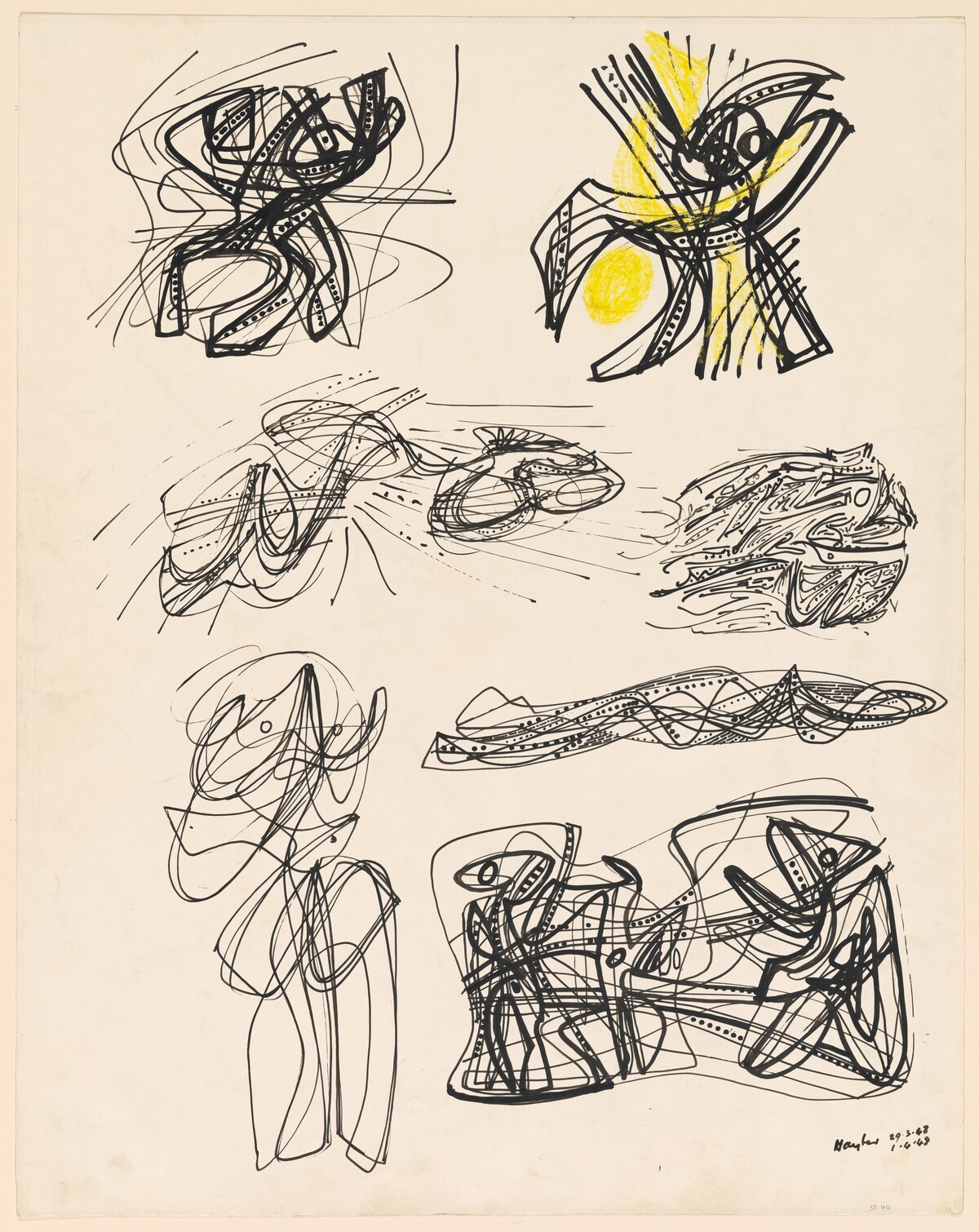 Work Sheet by Stanley William Hayter
