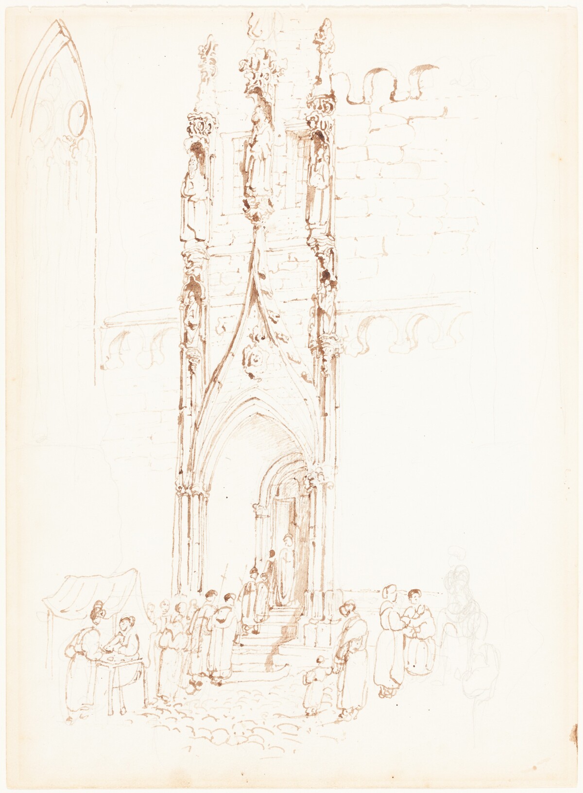 A Gothic Arch by John Skinner Prout
