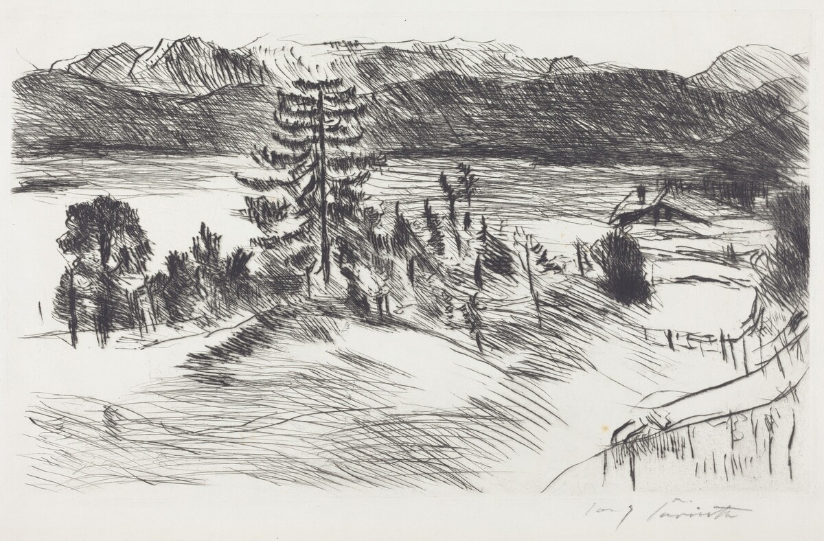 Grosse Walchenseelandschaft (Large Walchen Sea Landscape) by Lovis Corinth