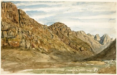 Rock Cliffs along the Romanche