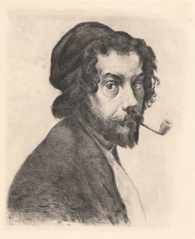 Self-Portrait wih Pipe
