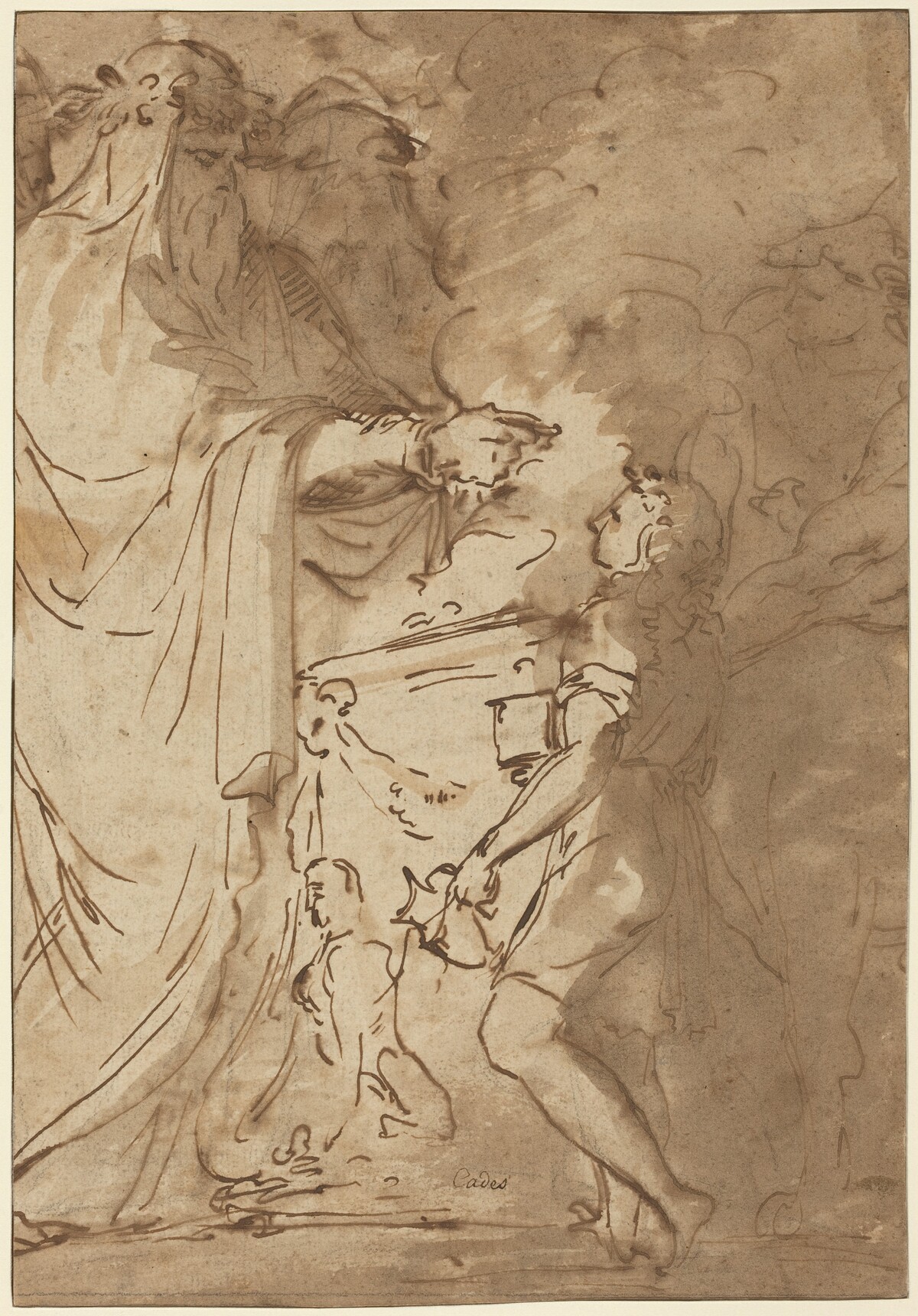 Sacrifice [recto] by Giuseppe Cades