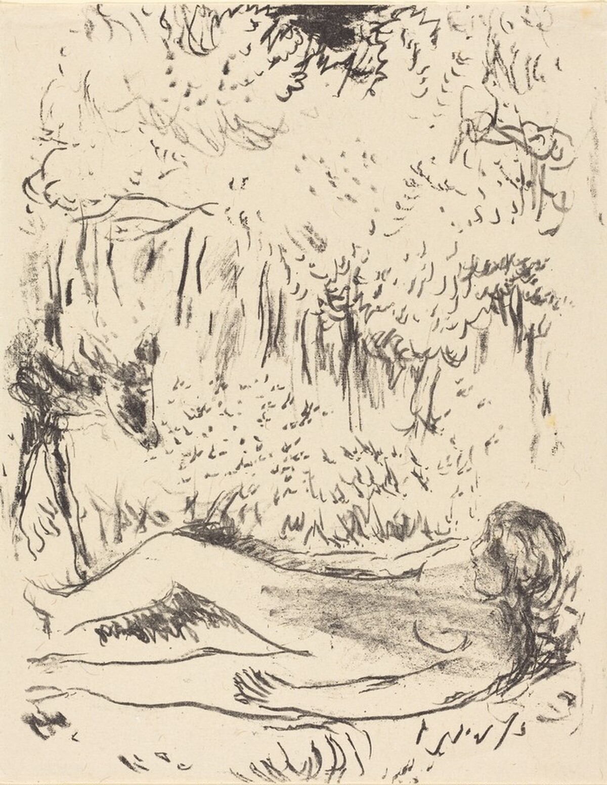 From "Le crepuscule des nymphes" (illustration, page 91) by Pierre Bonnard