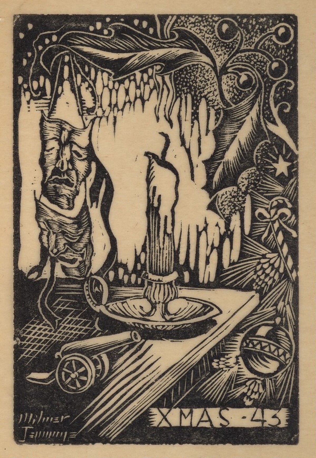Xmas 43 by Wilmer Angier Jennings