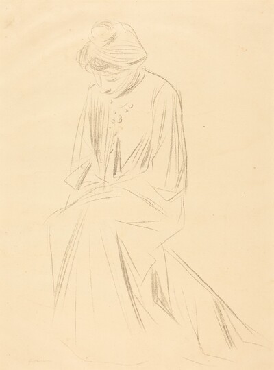 Etude de femme assise (Study of a Seated Woman)