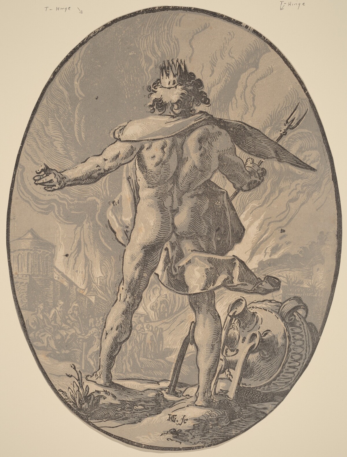 Pluto by Hendrik Goltzius
