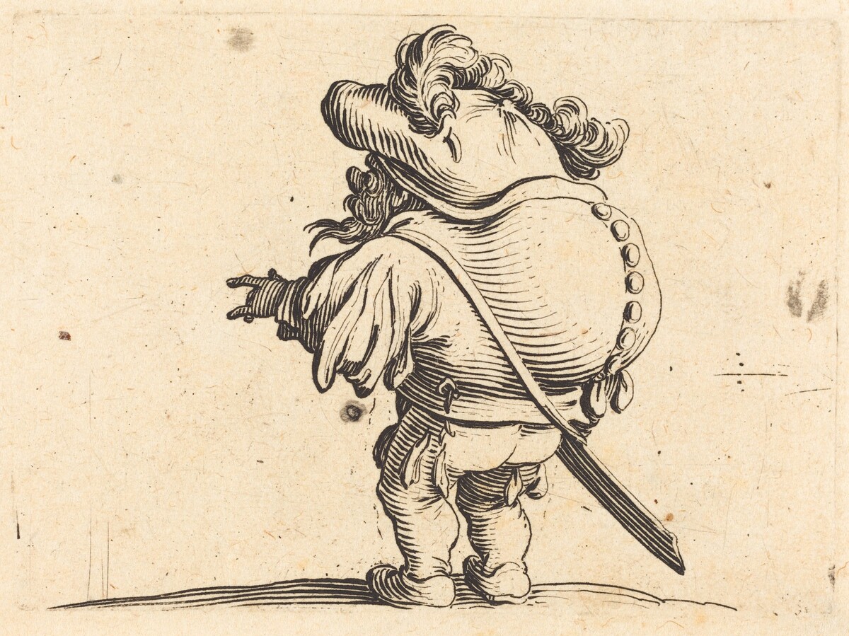 The Hunchback with the Feathered Cap by Jacques Callot