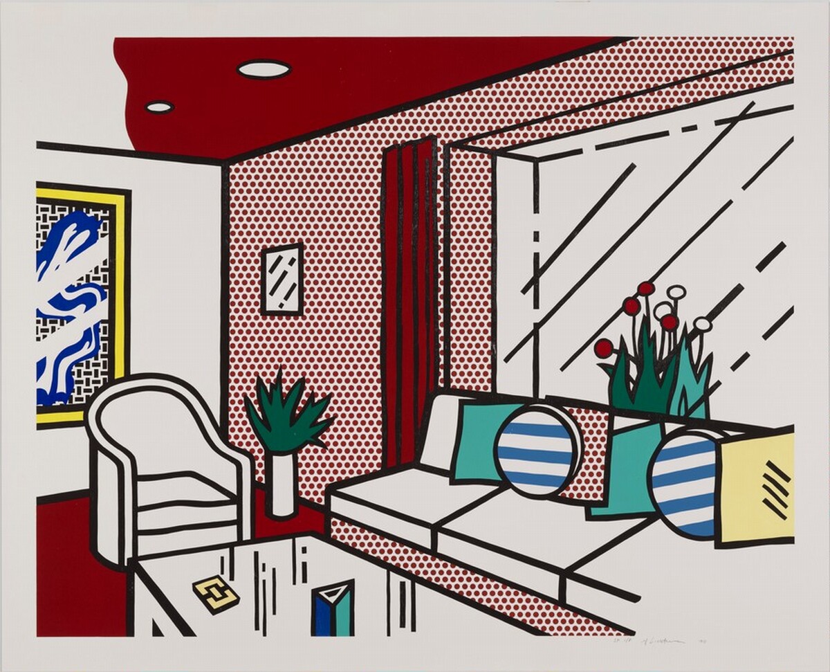 The Living Room by Roy Lichtenstein