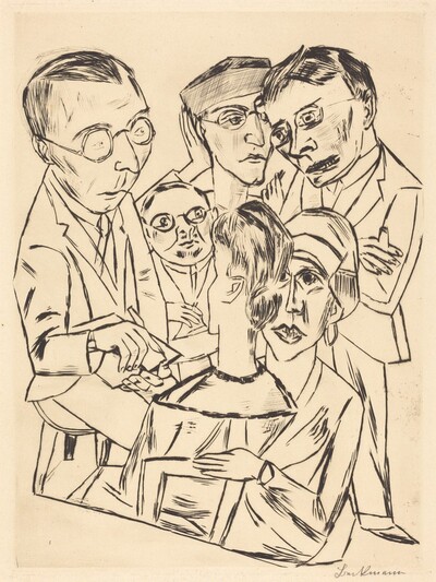 The Draftsman in Society (Der Zeichner in Gesellschaft)