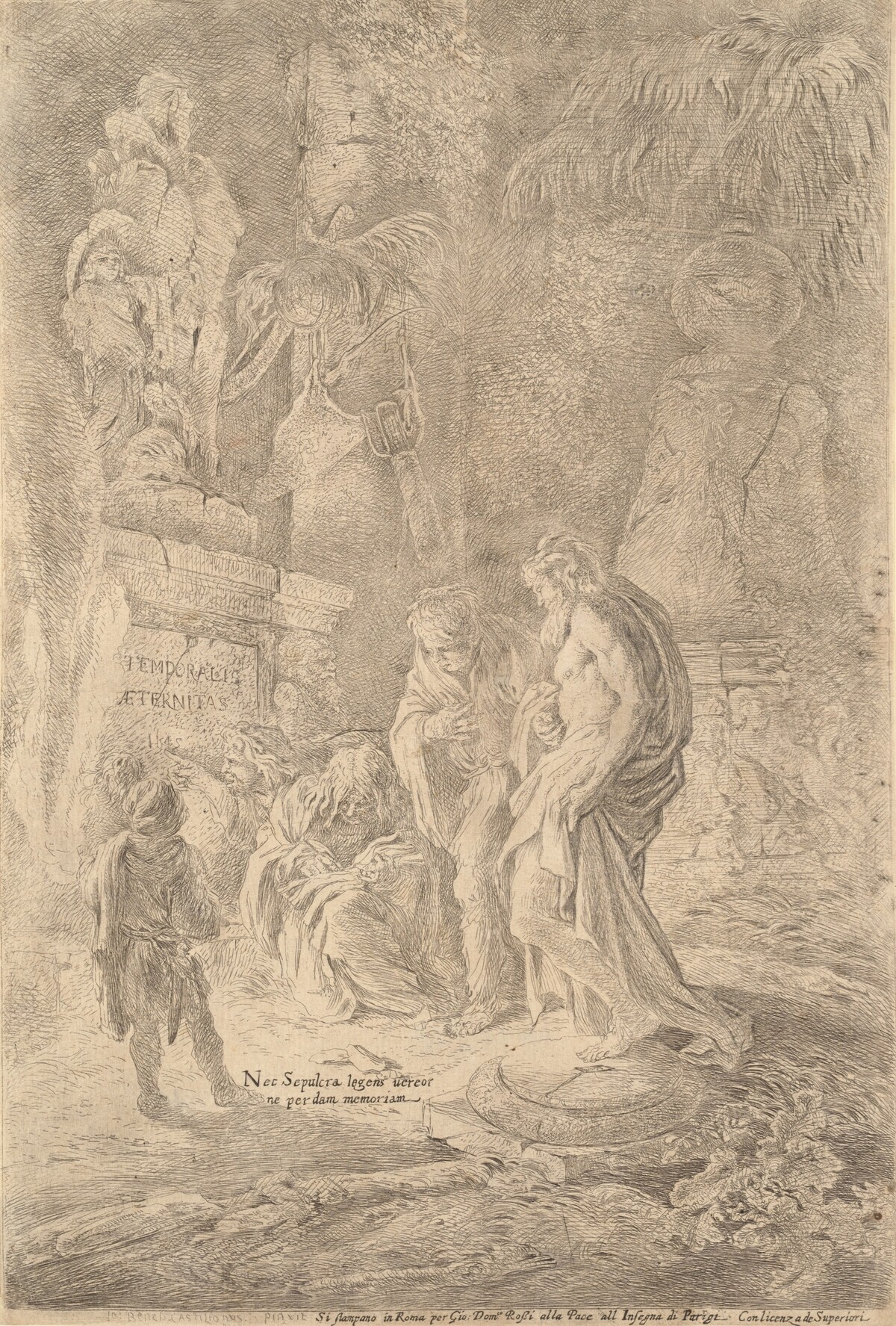Temporalis Aeternitas by Giovanni Benedetto Castiglione