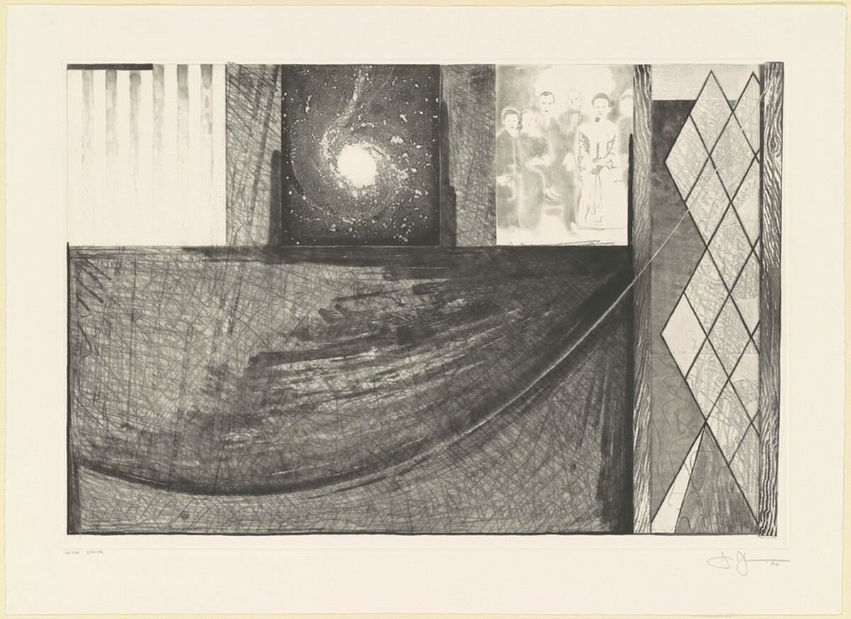 Untitled [state proof of 10th state] by Jasper Johns