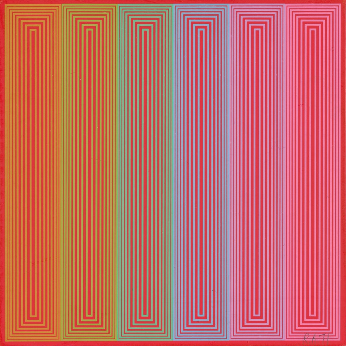 Untitled (Annual Edition) by Richard Anuszkiewicz