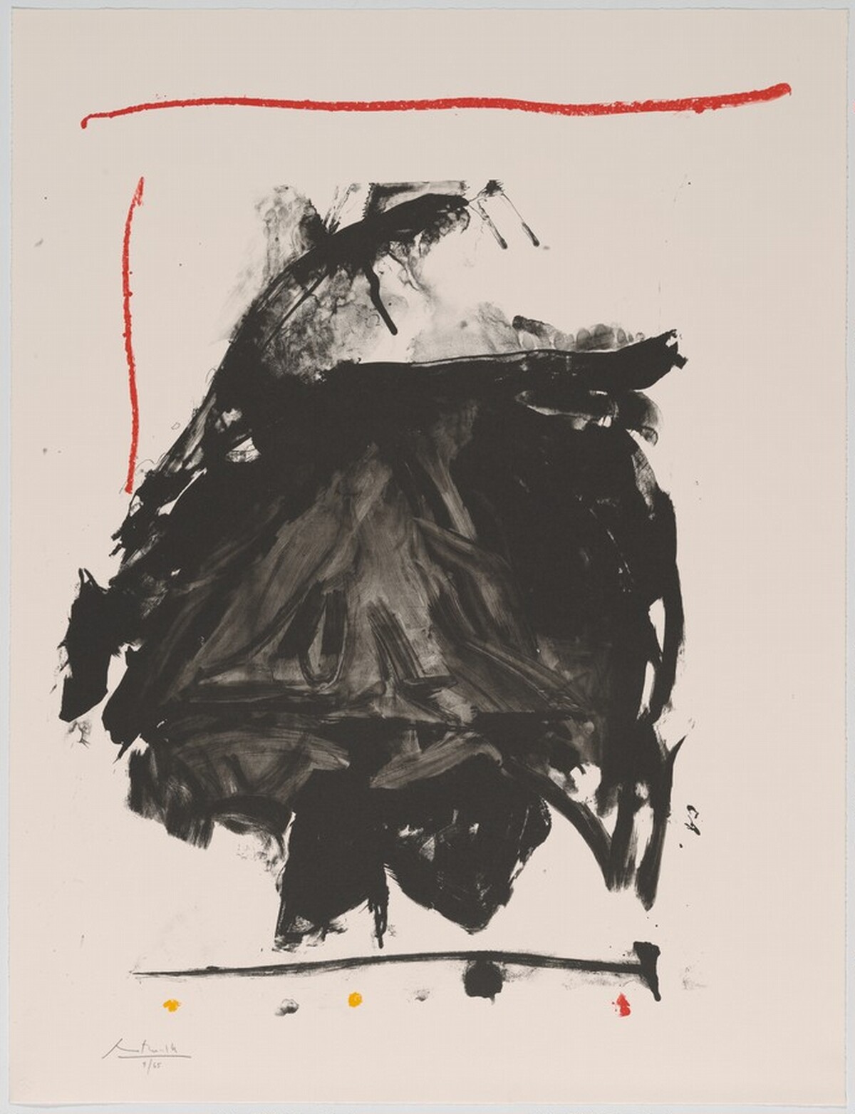 Black Rumble by Robert Motherwell