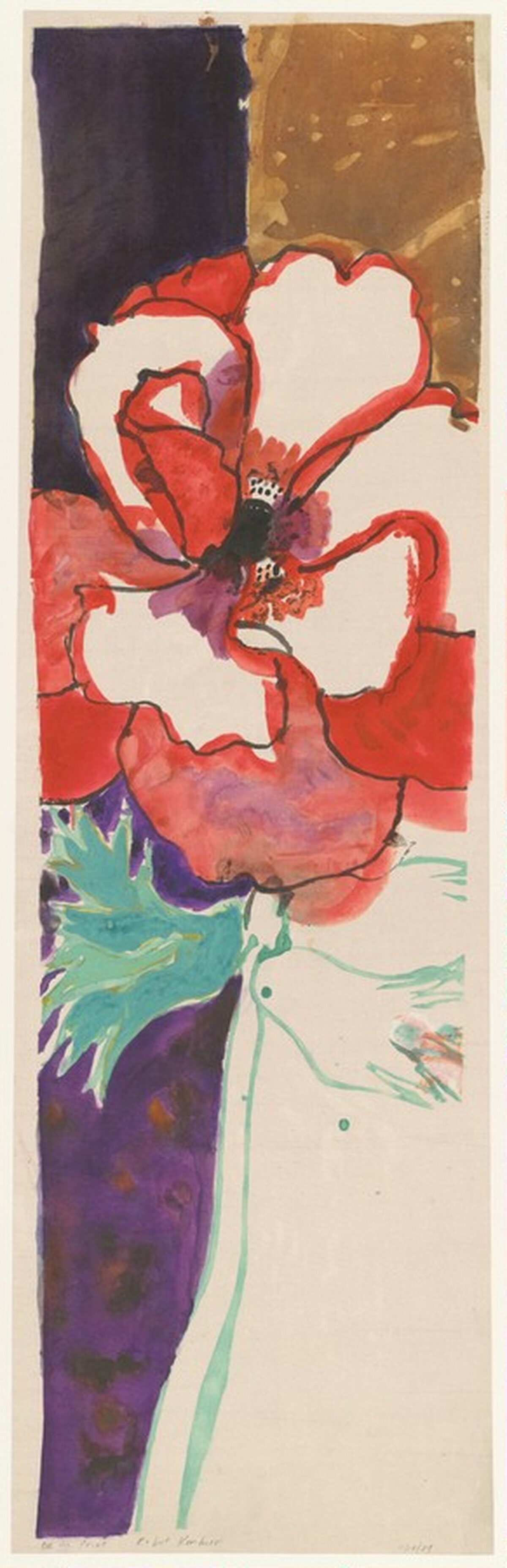 Red Anemone by Robert Kushner