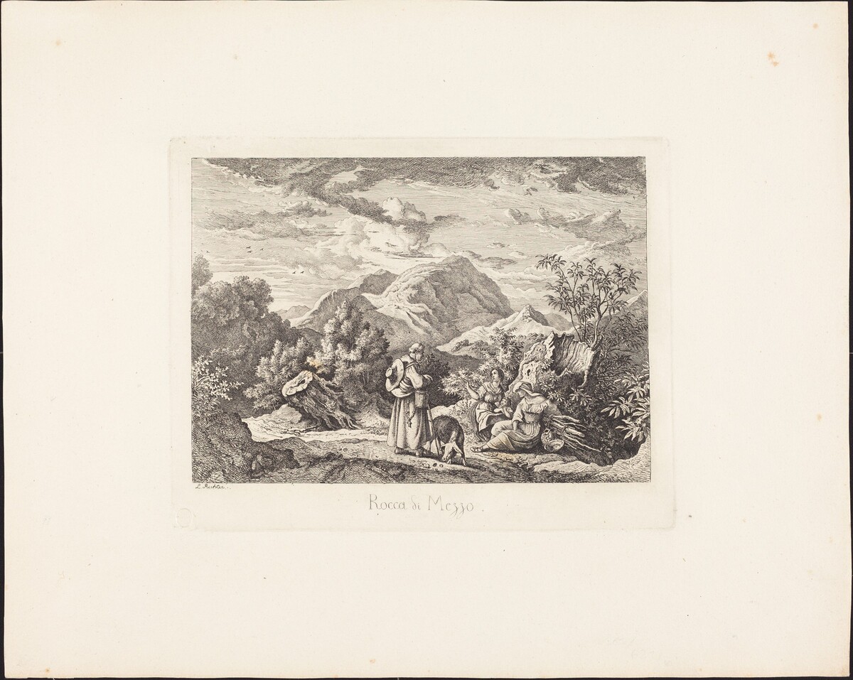 Rocca di Mezzo by Ludwig Richter