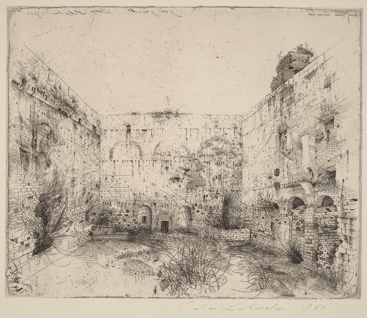 The Baths of Caracalla by Anton Lehmden