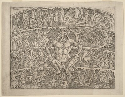 The Inferno, after the Fresco in the Camposanto of Pisa
