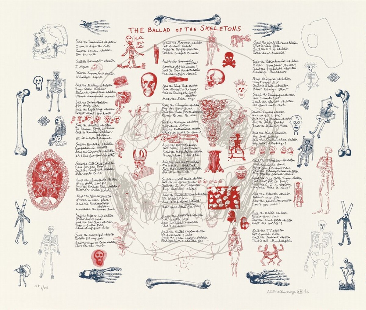 The Ballad of the Skeletons by Allen Ginsberg