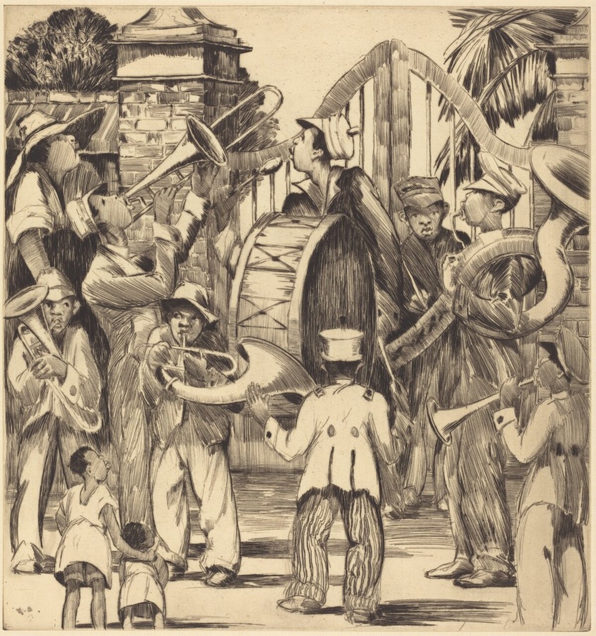 Jenkins Band by Alfred Hutty