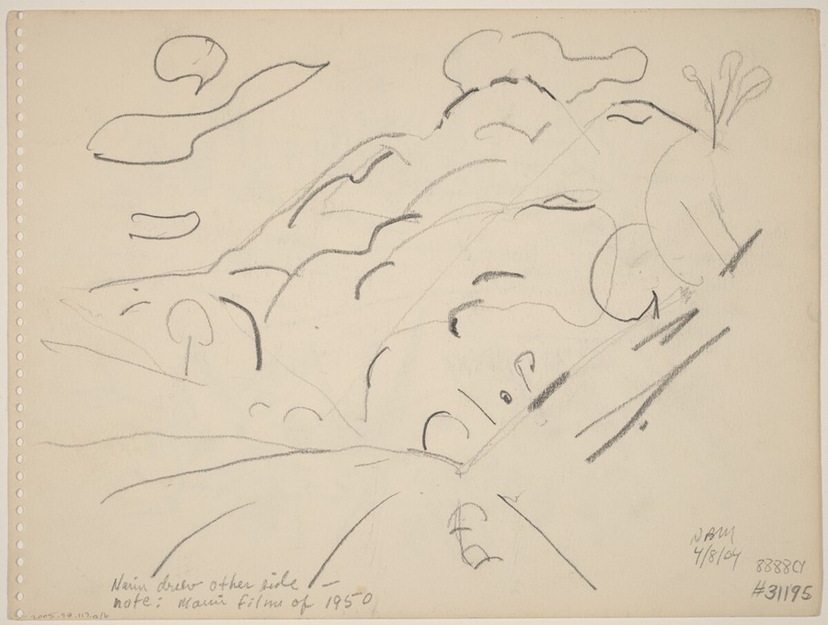 Untitled [verso] by John Marin