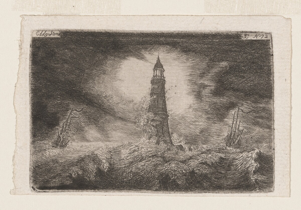 Eddystone Lighthouse by John Clerk, of Eldin