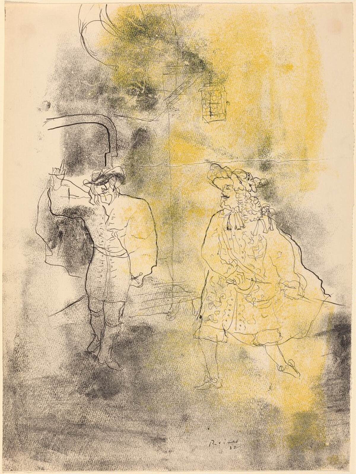 Two Gentlemen by Imre Reiner