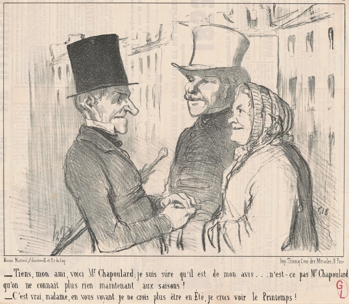 Tiens, mon ami, voici M. Chapoulard ... by Honoré Daumier