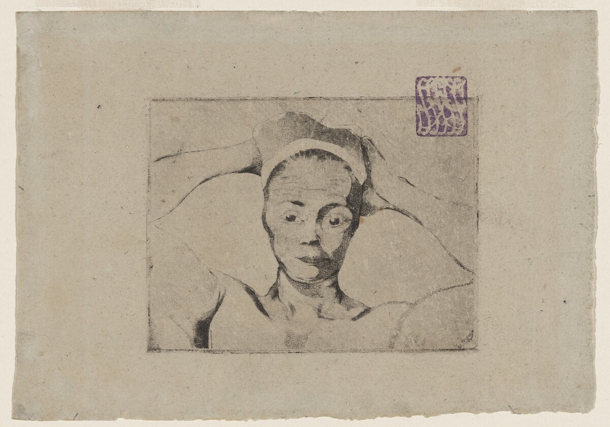 Nude with Hands Behind Her Head (Nue avec les mains derrières la tête) by Armand Séguin