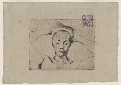 Nude with Hands Behind Her Head (Nue avec les mains derrières la tête)