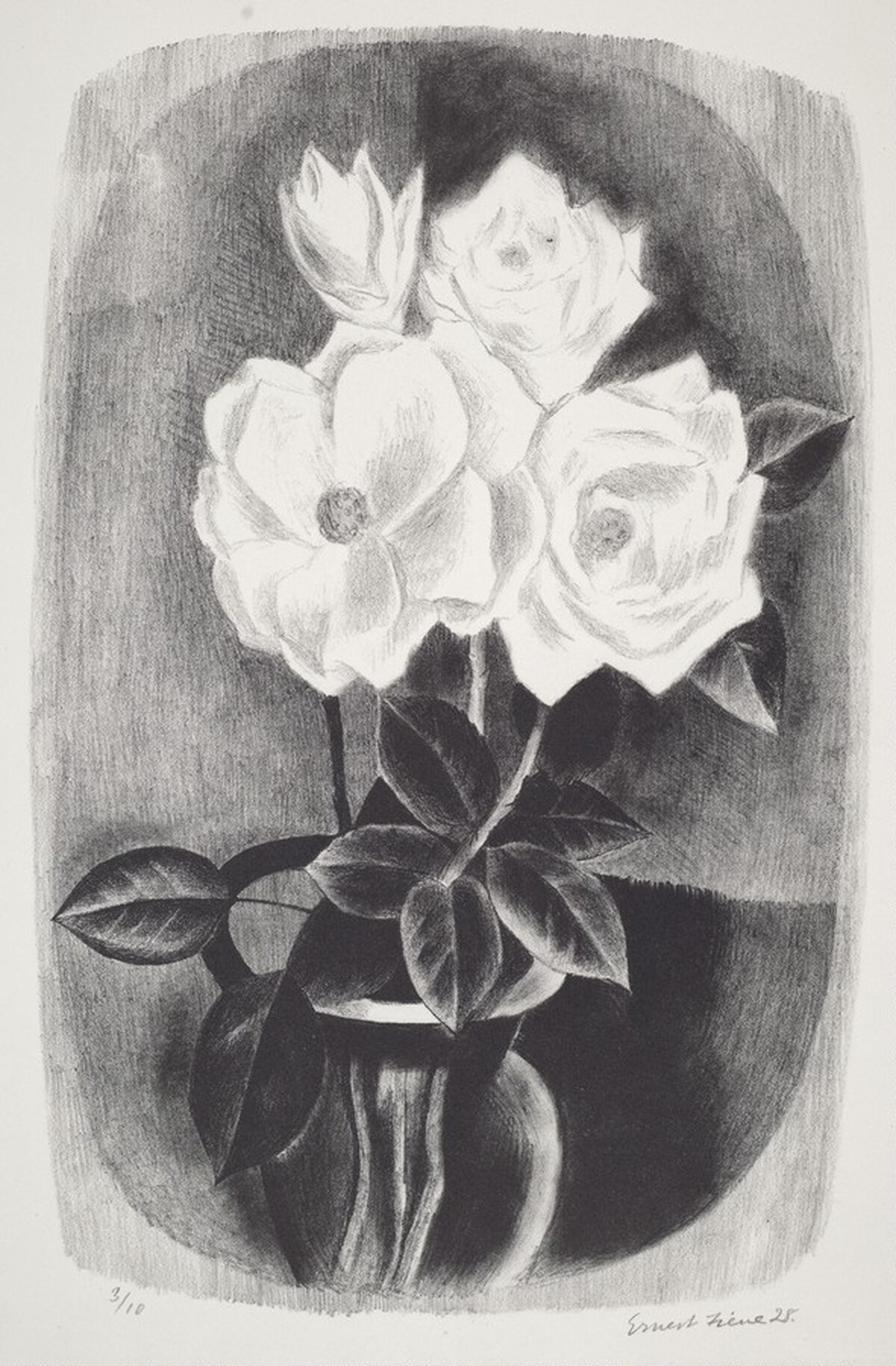 Roses by Ernest Fiene