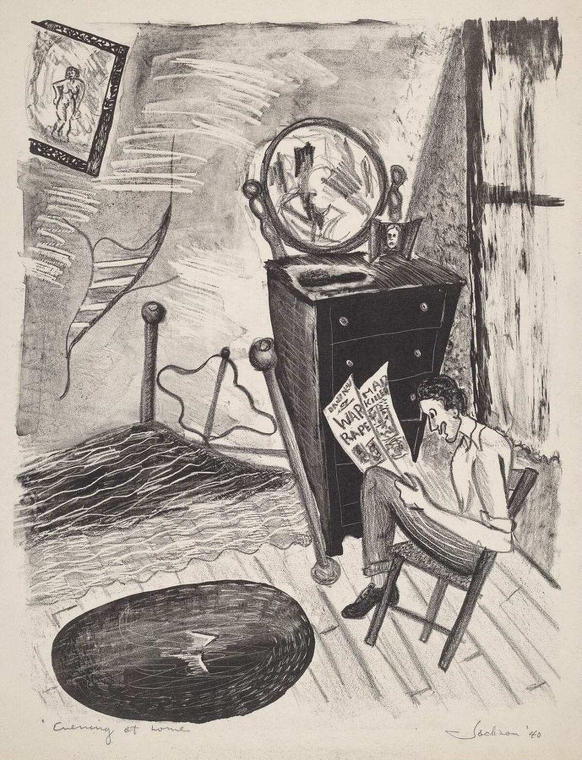 Evening at Home by Helfond Jackson