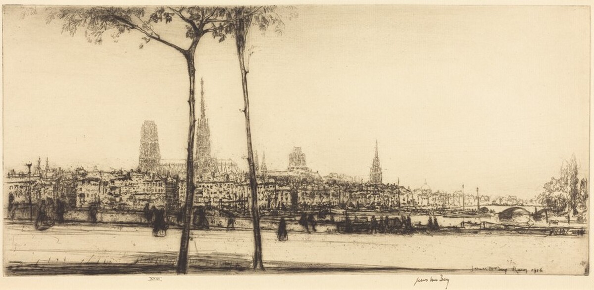 Rouen by James McBey