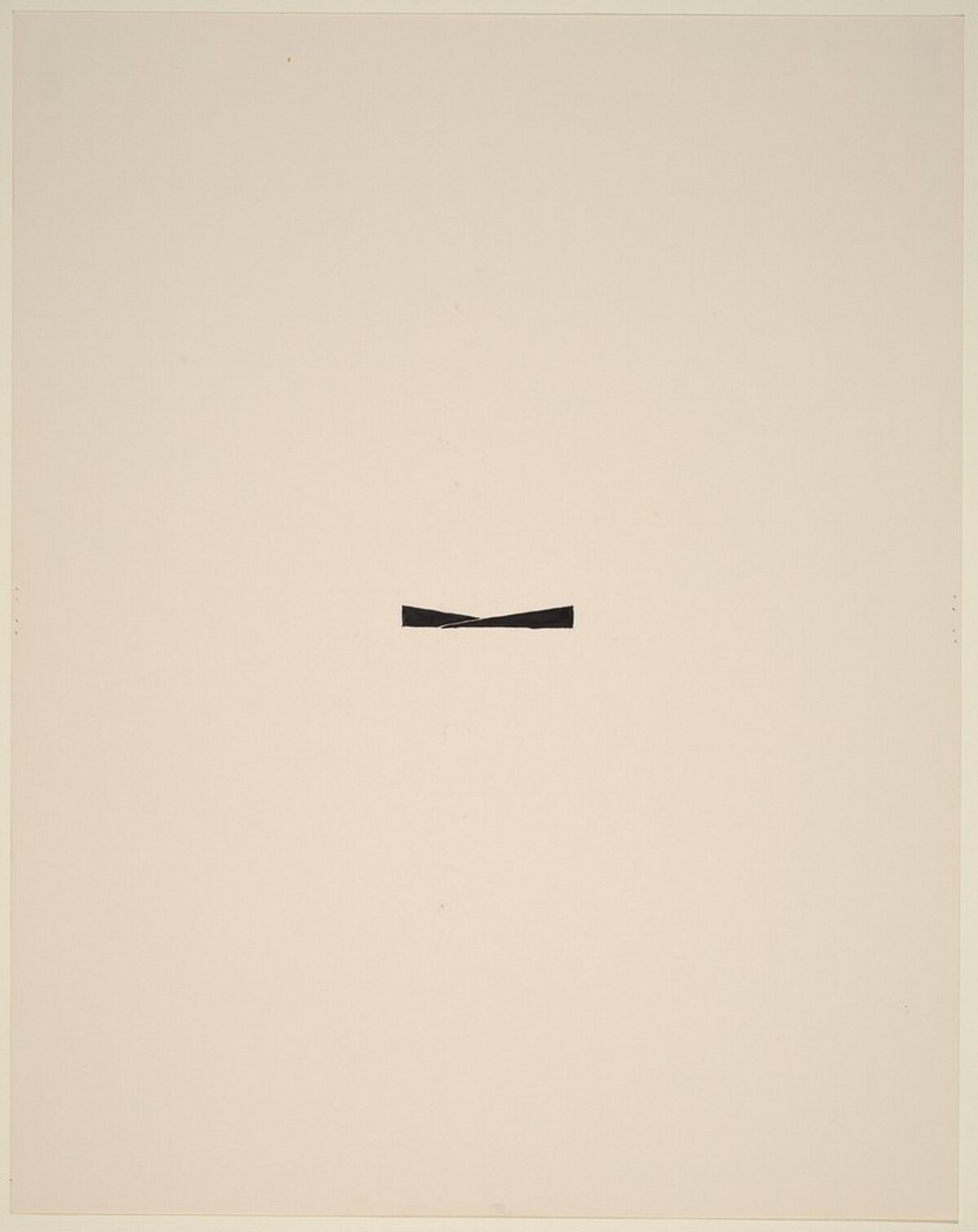 Black Horizontal (Arles) by Richard Tuttle
